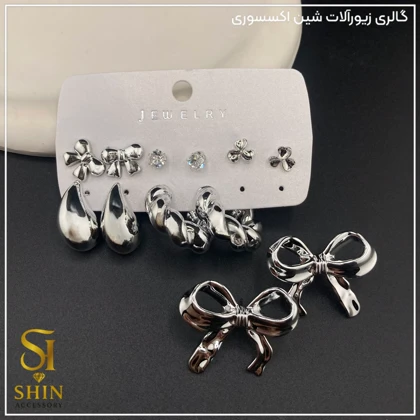 پک گوشواره شش تایی کدpgsh49