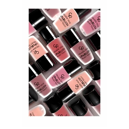 رژ لب و رژگونه جامد مات گلدن رز مدل Velvet Touch شماره 02 – 3.5 گرم