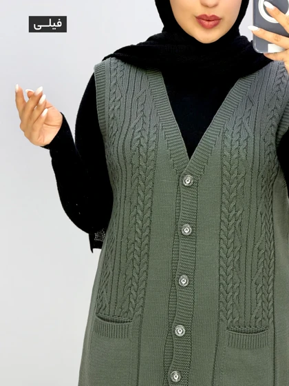 ژیله جلودکمه بافت رادنوش کد 225605