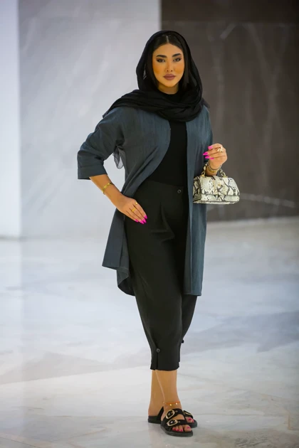 مانتو سافاری جیب هلال