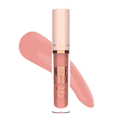 لیپ گلاس مایع گلدن رز, مدل Nude Look Natural Shine رنگ Coral Nude شماره 03 – 4.5 میلی‌لیتر