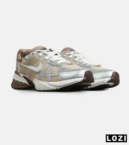 کفش کتانی مردانه و زنانه طوسی قهوه ای Nike cushlon مدل 7835