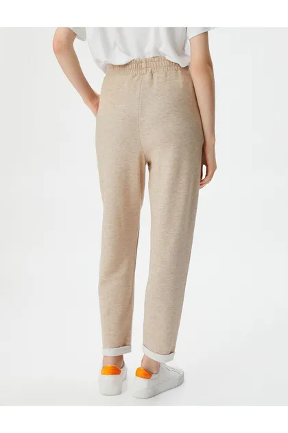 جیب کمر الاستیک شلوار Jogger با جزئیات 4WAK30066EK