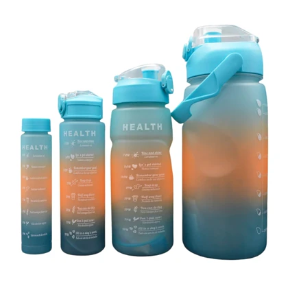 جاگ واتر و قمقمه چهار قلویی مدل Health