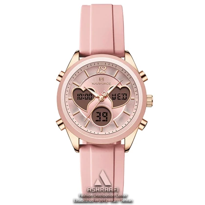 ساعت نیوی فورس صورتی Naviforce NF5045PRG