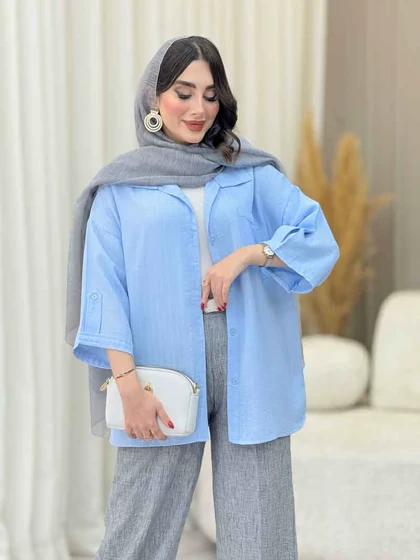 مانتو تک جیب آستین پاگن آندیا