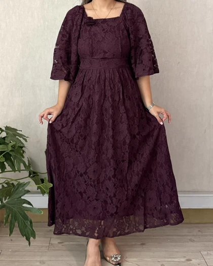 پیراهن مجلسی دانتل ماهرخ