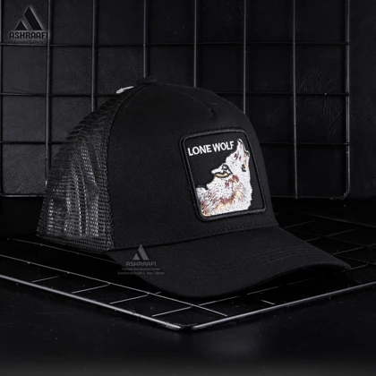 کلاه گورین طرح گرگ Trucker Cap HA16