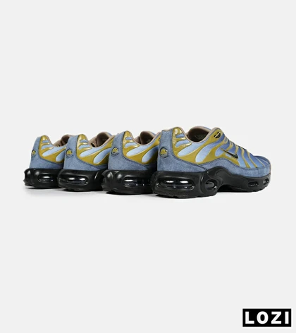 کفش کتانی مردانه و زنانه آبی طلایی NIKE AirMax Plus TN Ultra مدل 6880