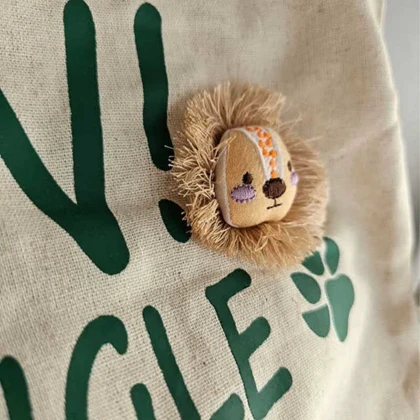 تیشرت شلوارک دخترانه لینن طرح شیر