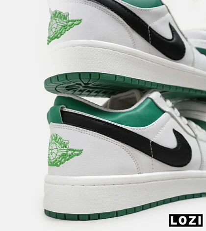 کفش کتانی مردانه سفید مشکی سبز NIKE SB dunk Low Pro مدل 5474