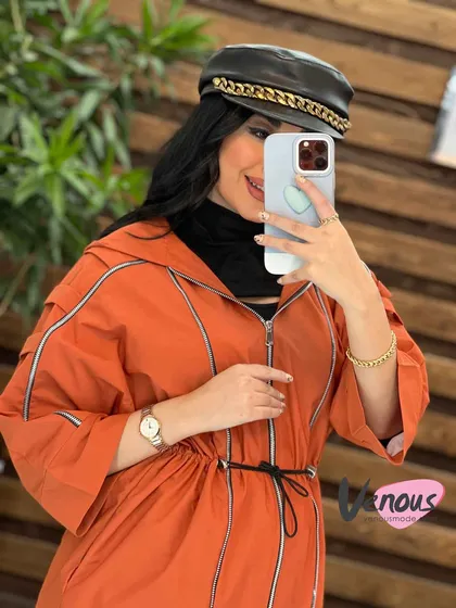 کاپشن سه زیپ کمرگت