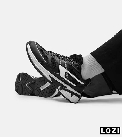 کفش کتانی مردانه مشکی سفید DIESEL S-SERENDIPITY SPORT مدل 5381