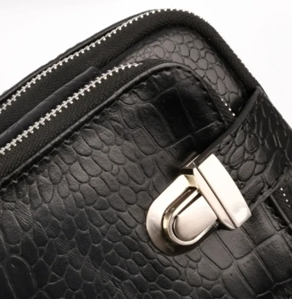 کیف دوشی مردانه چرم طبیعی آگرین