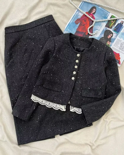 ست کت و دامن فوتر کد 5420