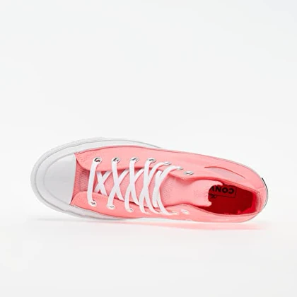 کتانی ساق‌دار صورتی برند کانورس converse
