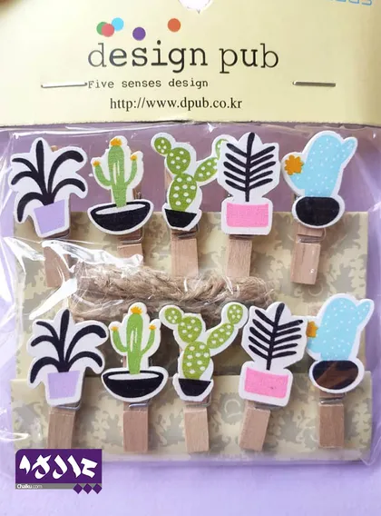 گیره چوبی کاکتوس
