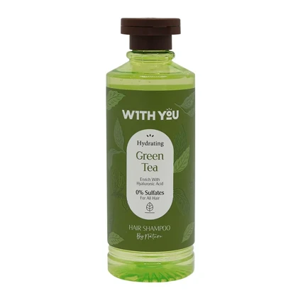 شامپو موی سر آبرسان چای سبز و هیالورونیک اسید ویت یو