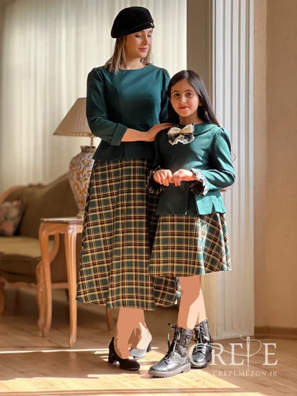 بلوز و دامن کشمیر یلدا