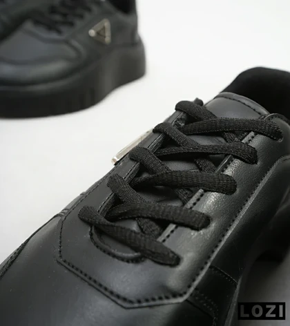 کفش کتانی کژوال مردانه مشکی Prada