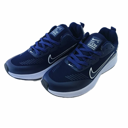 کفش رانینگ و اسپرت زنانه و پسرانه وارداتی برند نایکی nike مدل نوا سرمه‌ای کد 658