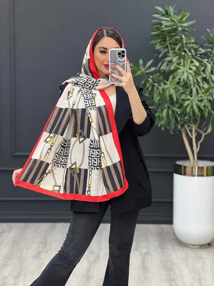 شال طرح فندی