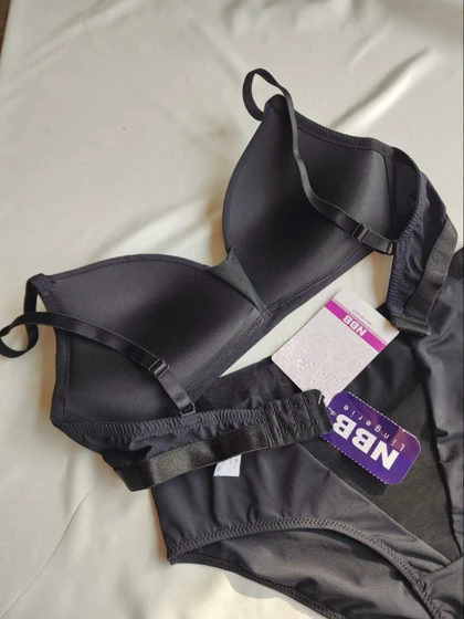 ست شورت و سوتین اسفنجی بدون فنر NBB کد: 4776