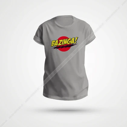 تیشرت Big Bang Theory طرح Bazinga