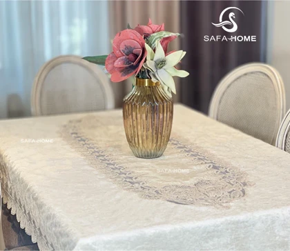 رومیزی ناهارخوری طرح اسلیمی دارای سایزبندی