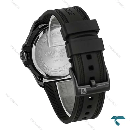ساعت اسپورت مشکی دوتقویمه NF9215 مردانه آنالوگ NaviForce-7669-G