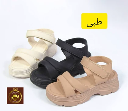 صندل لژدار زنانه چسبی فرشته