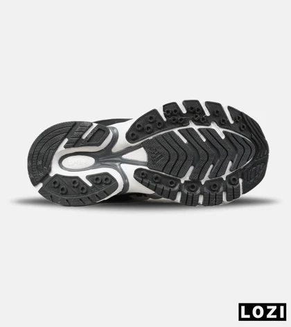کتانی مشکی سفید آدیداس جلی فیش مدل 9425 استایل اسپرت زنانه و مردانه