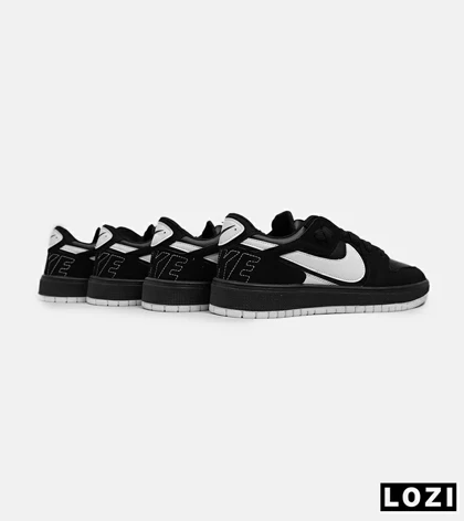 کفش کتانی مردانه مشکی سفید NIKE AIR JORDAN