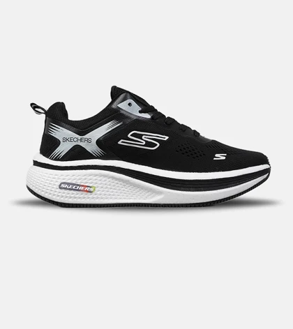 کتانی اسکیچرز Go Run Elevate مشکی سفید مدل 9498 استایل اسپرت مردانه و زنانه