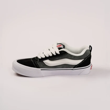 ونس نواسکول مشکی طوسی/Vans Knu Skool Black Gray