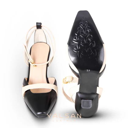 ست کیف و کفش زنانه چرم یلسان مدل تیکا کد 955-AZALIYA-GN