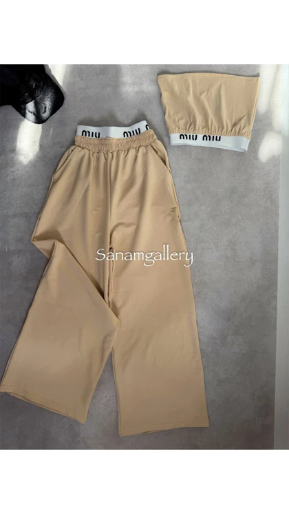 نیم‌تنه و شلوار بگ میو میو زنانه