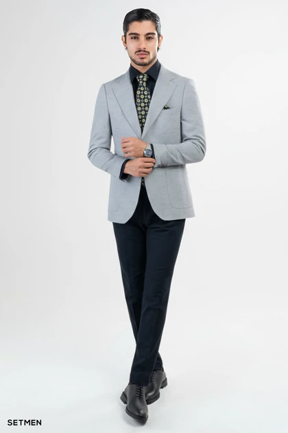 کت تک مردانه دو دکمه ساهارا