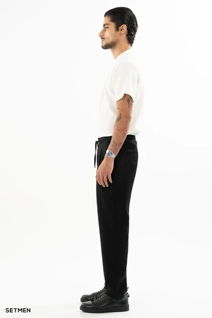 تیشرت مردانه ژاکارد یقه گرد