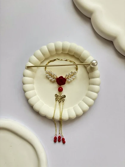 کانزاشی گل رز قرمز-کد 1147