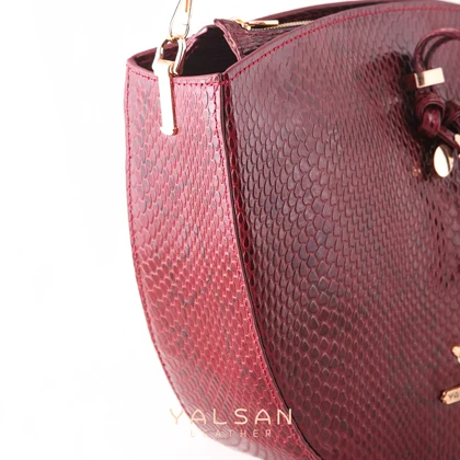 ست کیف و کفش زنانه چرم یلسان مدل گلوریا کد 910- ZHAKLIN-MRV