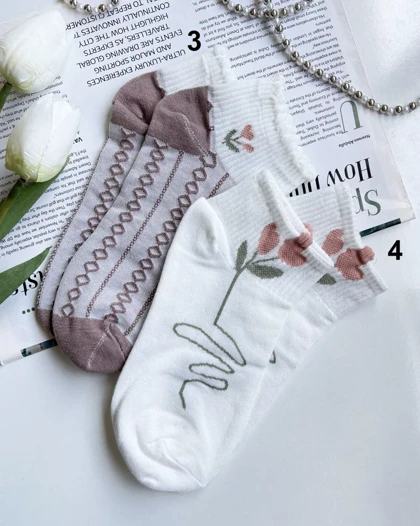 جوراب مچی flower کد 28942