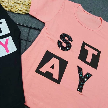 تیشرت شلوارک اسپرت دخترانه STAY