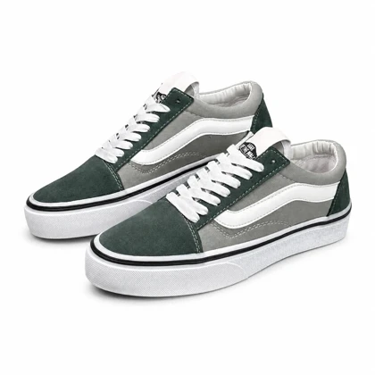 کفش کتانی زنانه و مردانه مدل ونس اولداسکول سبزلجنی Vans oldskool