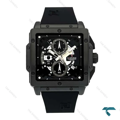 ساعت مچی ناوی فورس NF8064 مردانه سه موتوره مشکی NaviForce-7654-G