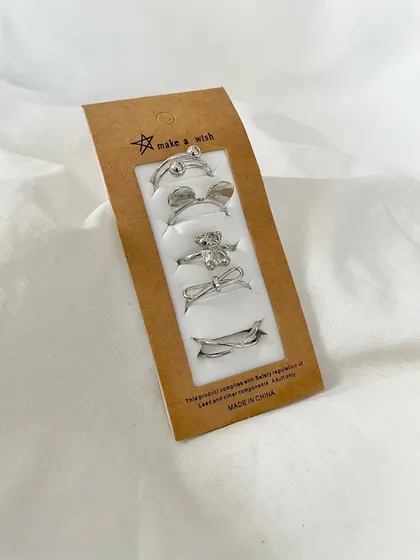 پک انگشتر طرح خرسی