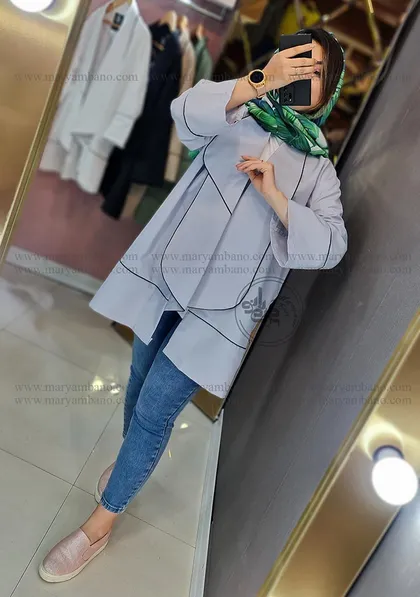 مانتو دو یقه