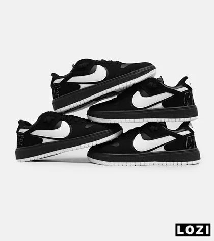 کفش کتانی مردانه مشکی سفید NIKE AIR JORDAN مدل 5506