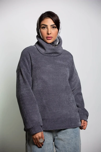 هودی بیسکوییتی یقه اسکی