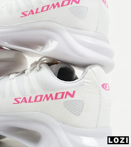 کفش کتانی زنانه سفید صورتی سالومون Salomon LAB